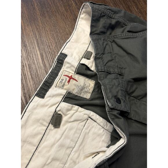 Relwen Flyweight Flex Chino Mens 34 Olive Green Lightweight Pants - Picture 8 of 12